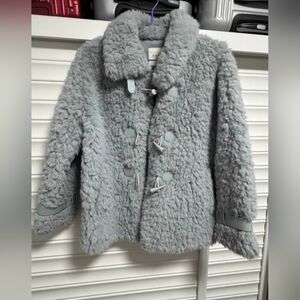 Carven Light Gray Teddy Jacket